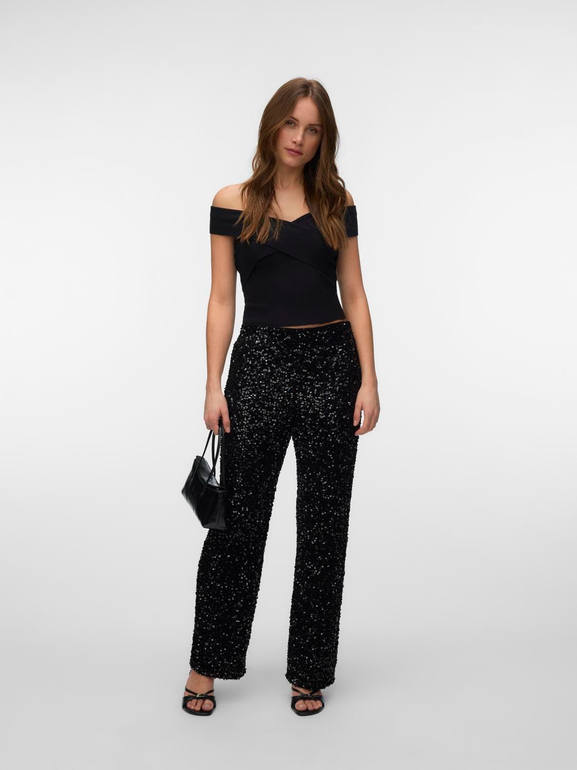 Vmbella Hw Wide Sq Pant Jrs - Vero Moda