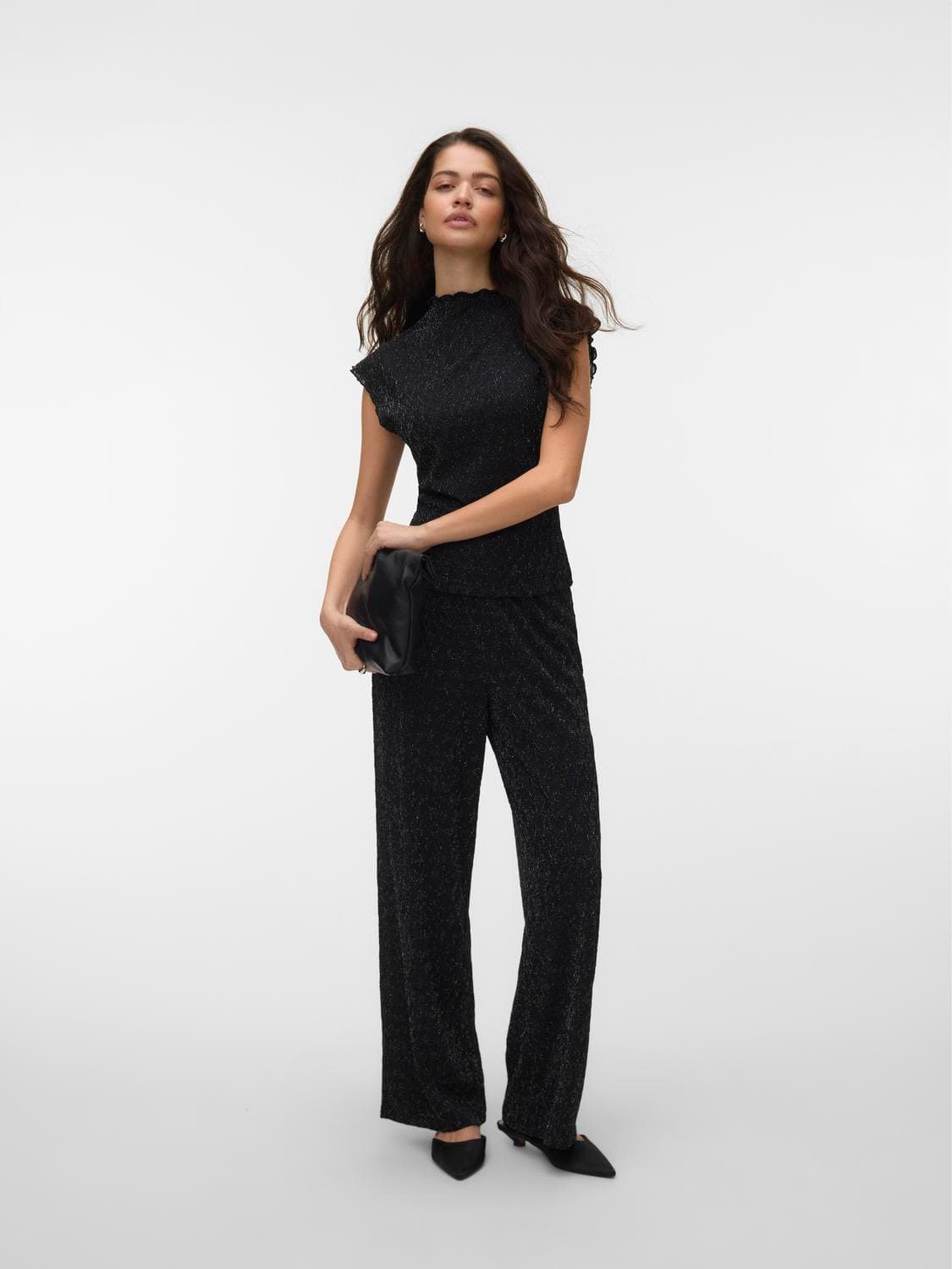 Vmkali Cs Mock Neck Top Lx Jrs - Vero Moda