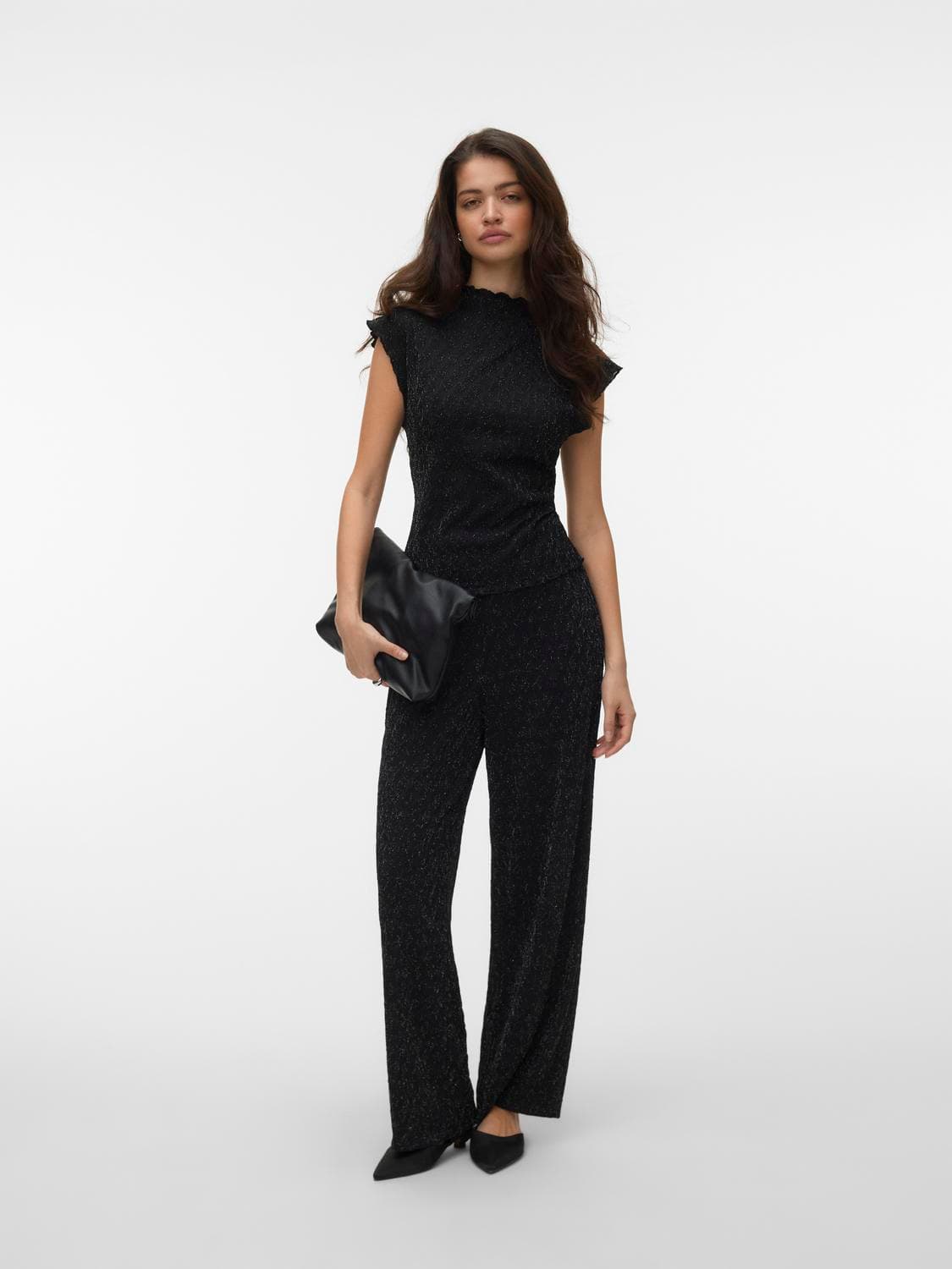 Vmkali Hw Straight Pants Lx Jrs - Vero Moda