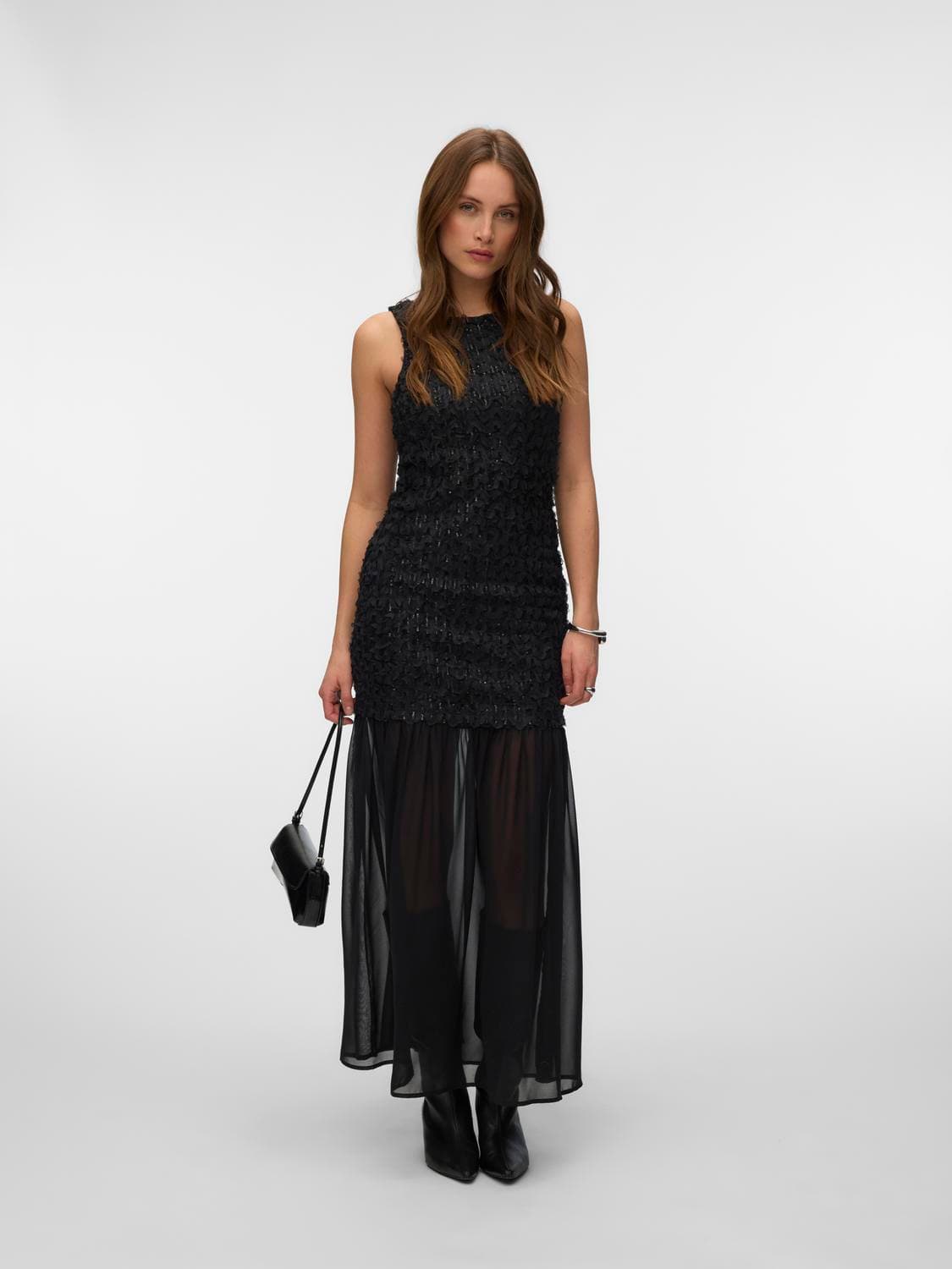 Vmsarah Sl Maxi Detail Dress Jrs Exp - Vero Moda