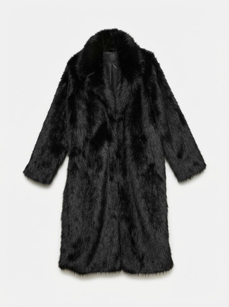 Vmcruella Black Long Coat Exp - Vero Moda