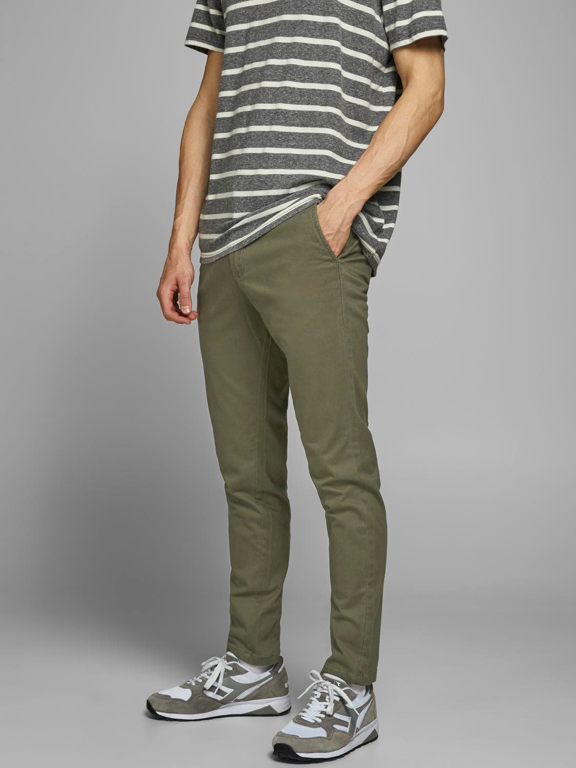 Marco Bowie Olive Night Buxur - Jack & Jones