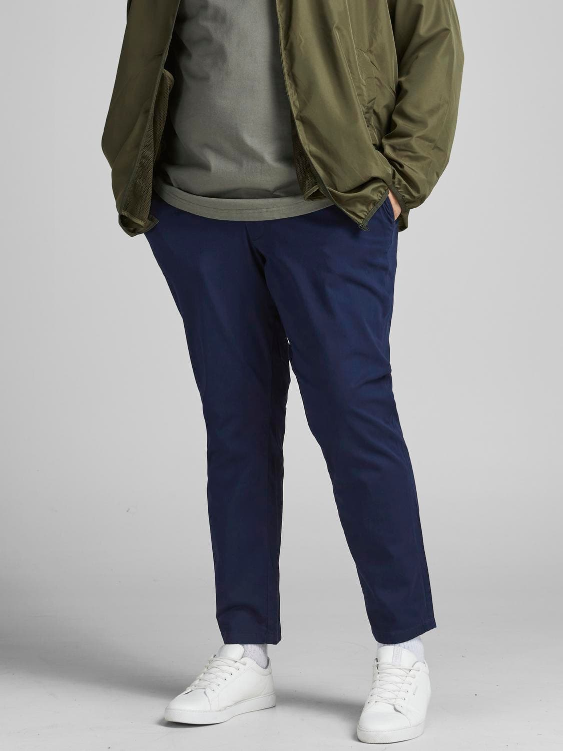Marco Bowie Navy Blazer Buxur Plus - Jack & Jones