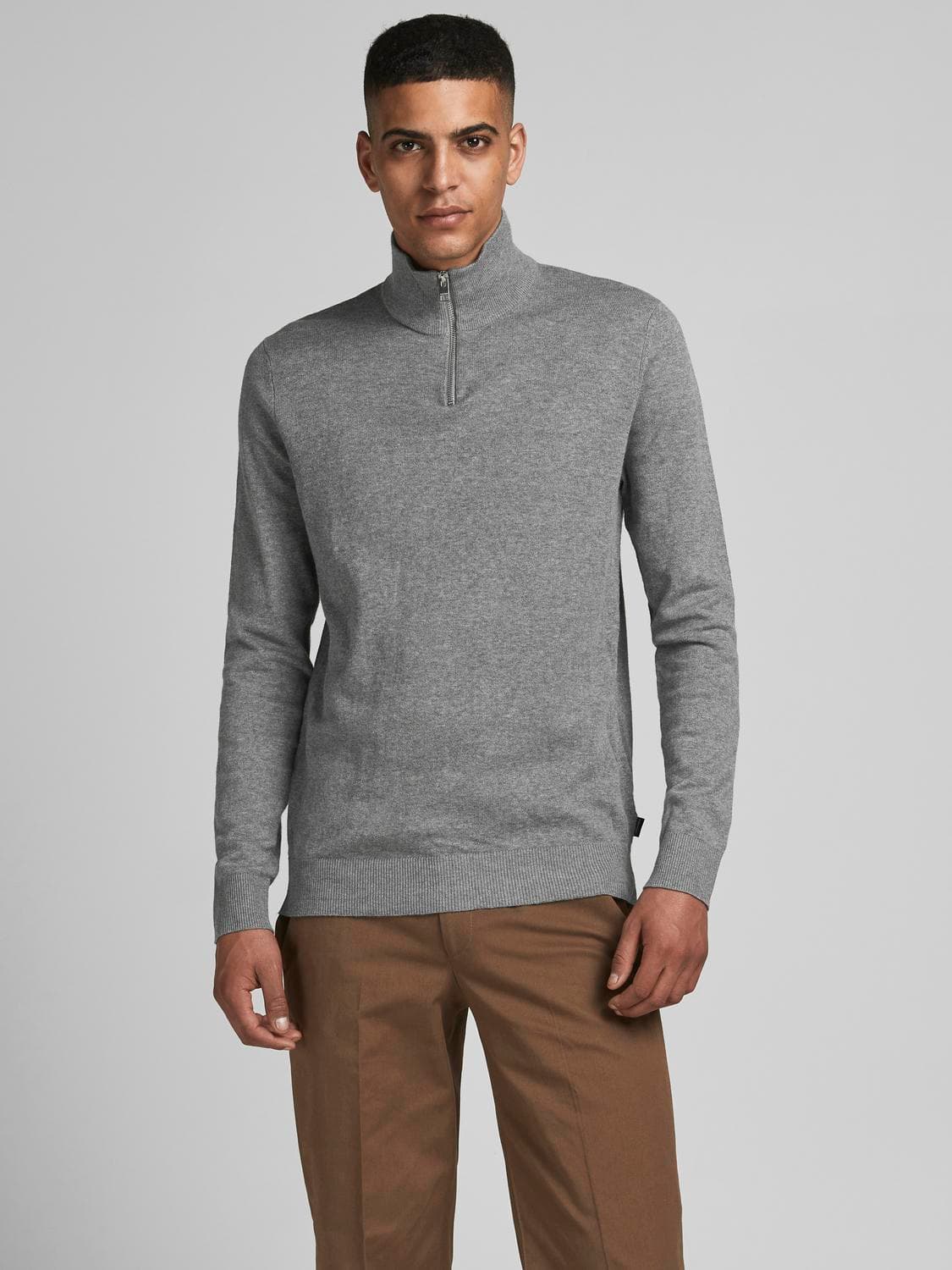 Emil Half Zip Peysa - Jack & Jones