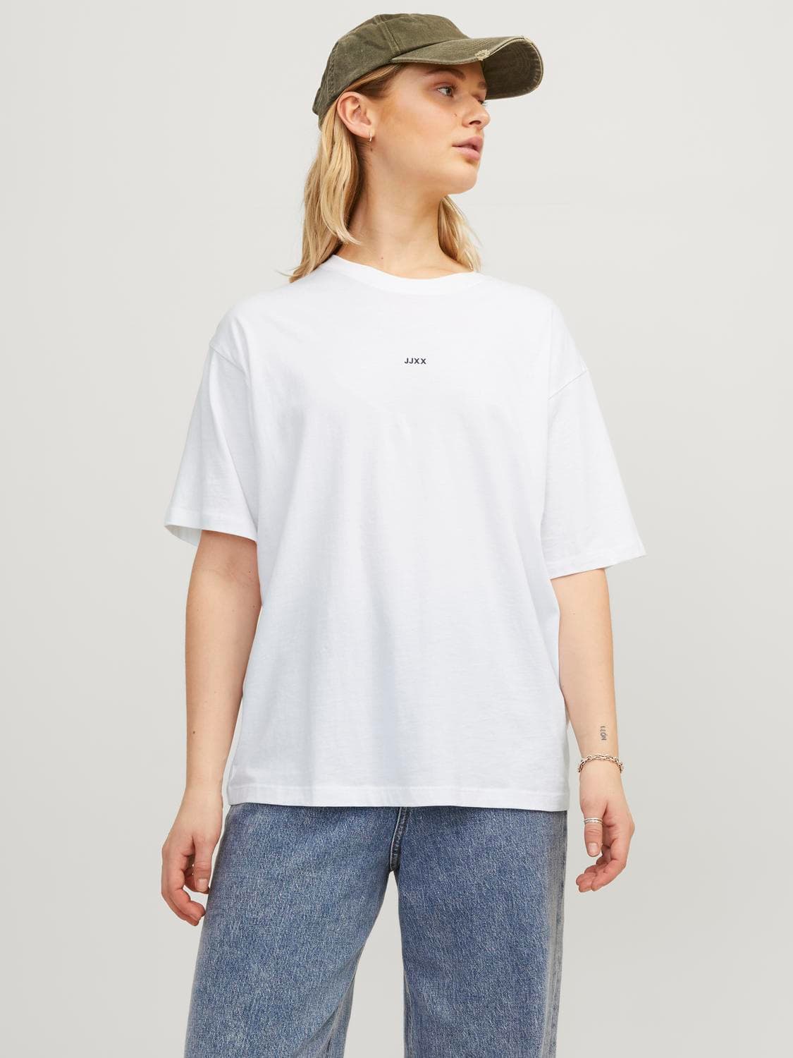 Jxandrea Loose Ss Logo Tee Jrs Noos - Jack & Jones