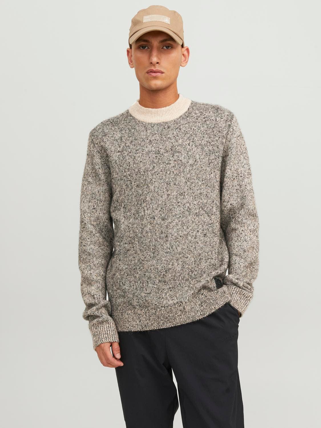 Jcospace Knit Mock Neck Sn - Jack & Jones