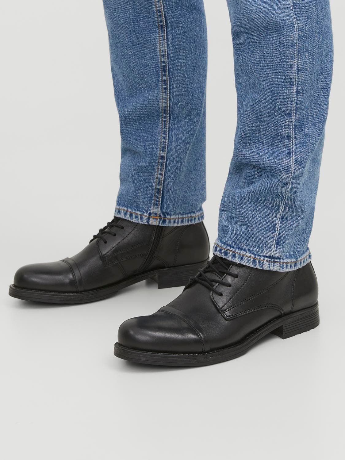 Jfwshaun Leather Boot Sn - Jack & Jones