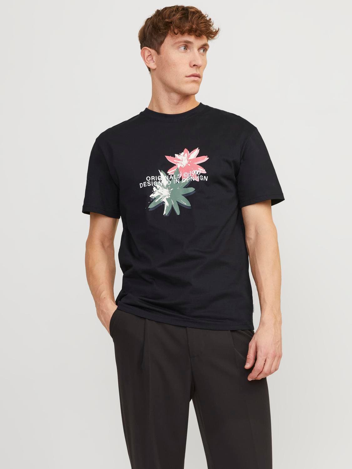 Tampa Aop Stuttermabolur - Jack & Jones