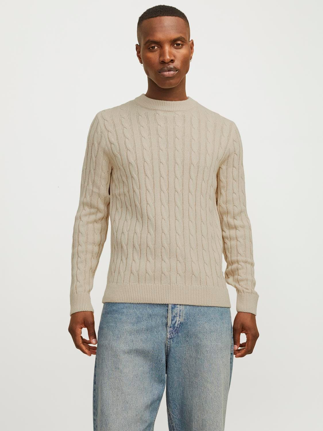 Jjeross Knit Crew Neck Sn - Jack & Jones