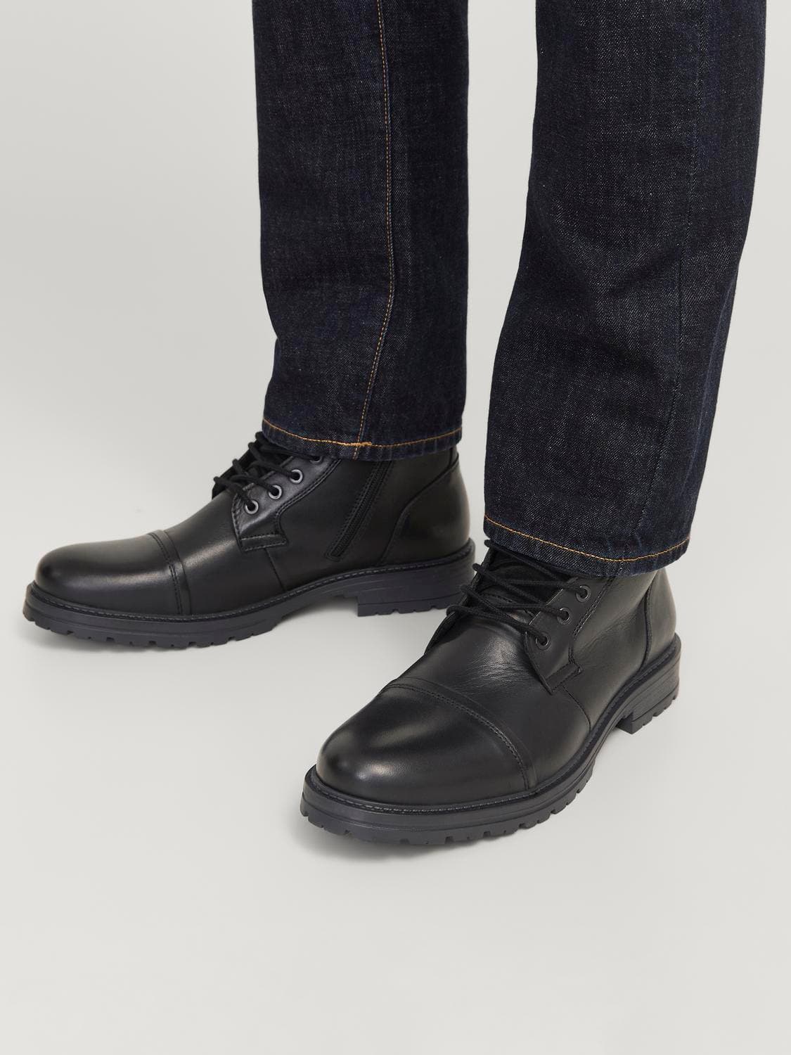 Jfwdexter Leather Boot Sn - Jack & Jones