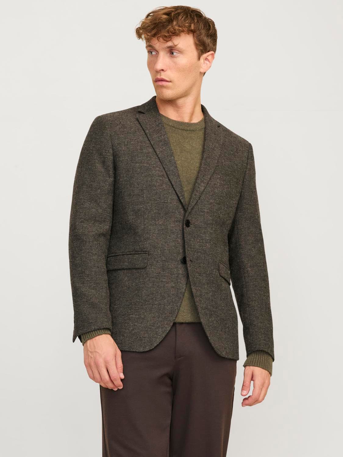 Jprwinter Twill Slim Blazer Sn - Jack & Jones