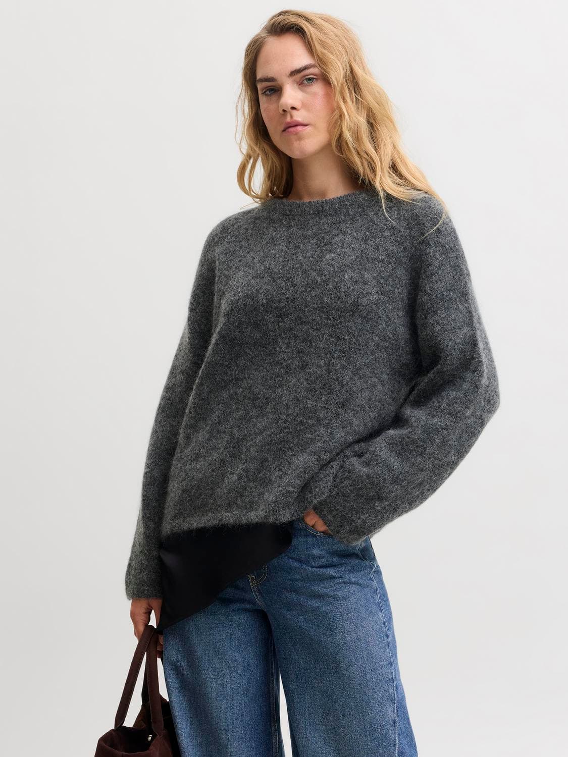 Jxmarsha Wool Blend Crew Neck Knit - Jack & Jones