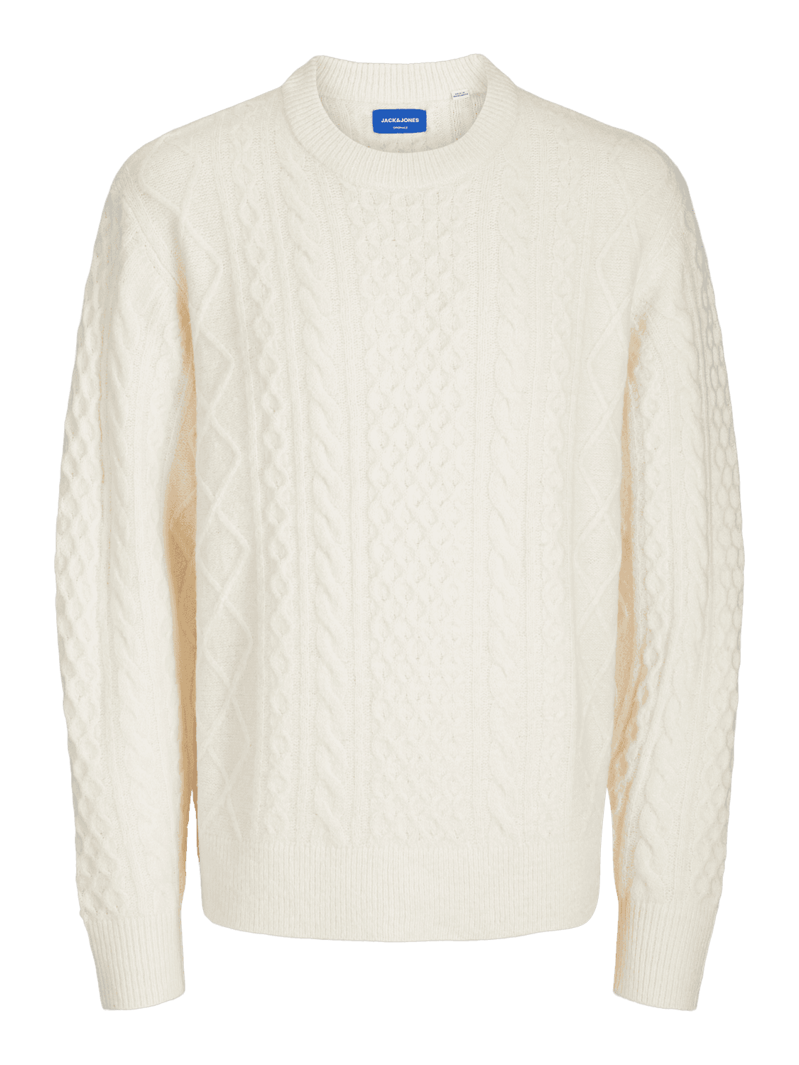 Jorduke Knit Cable Crew Neck - Jack & Jones