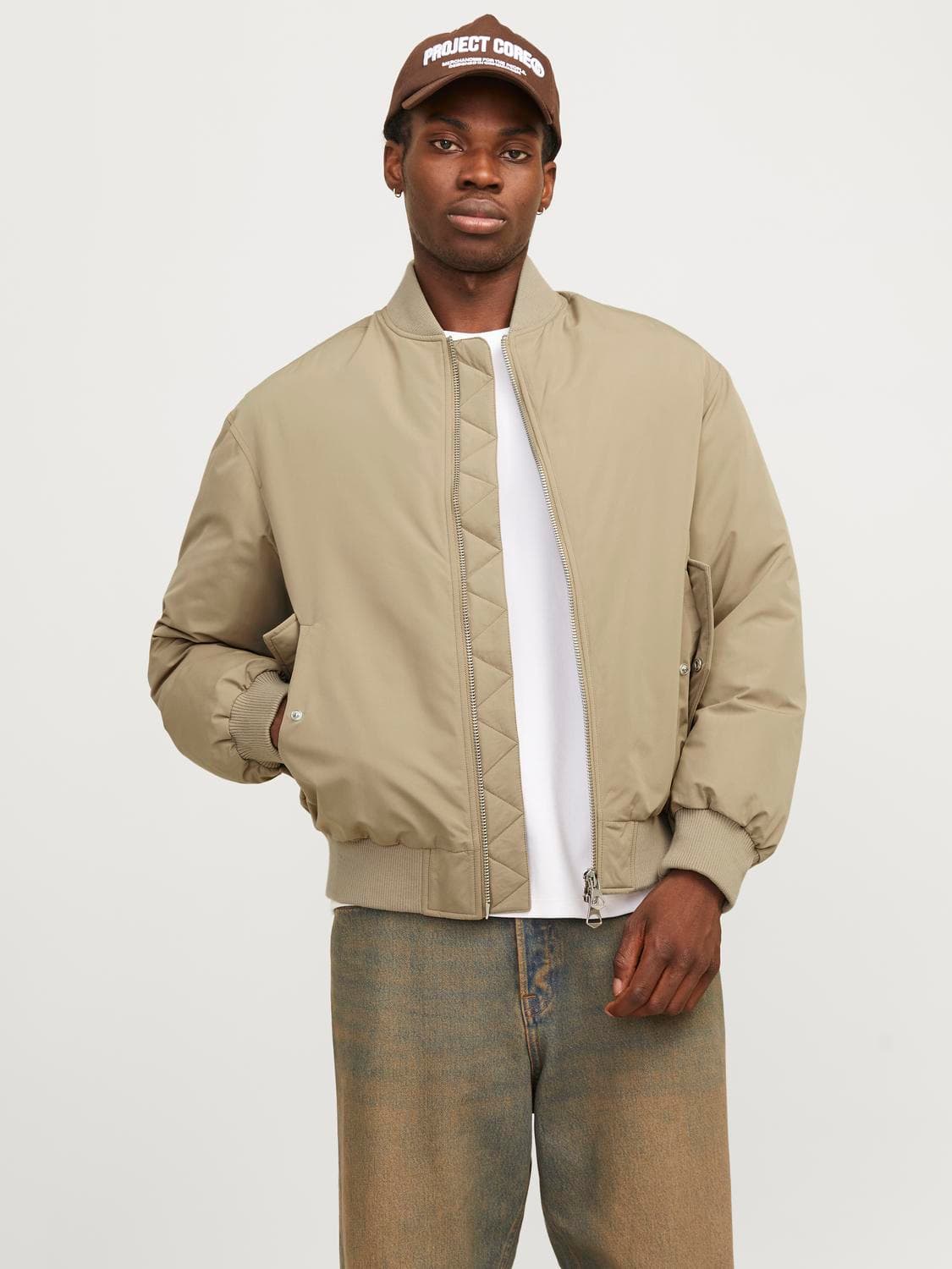 Jcokinetic Soft Utility Bomber Ln - Jack & Jones
