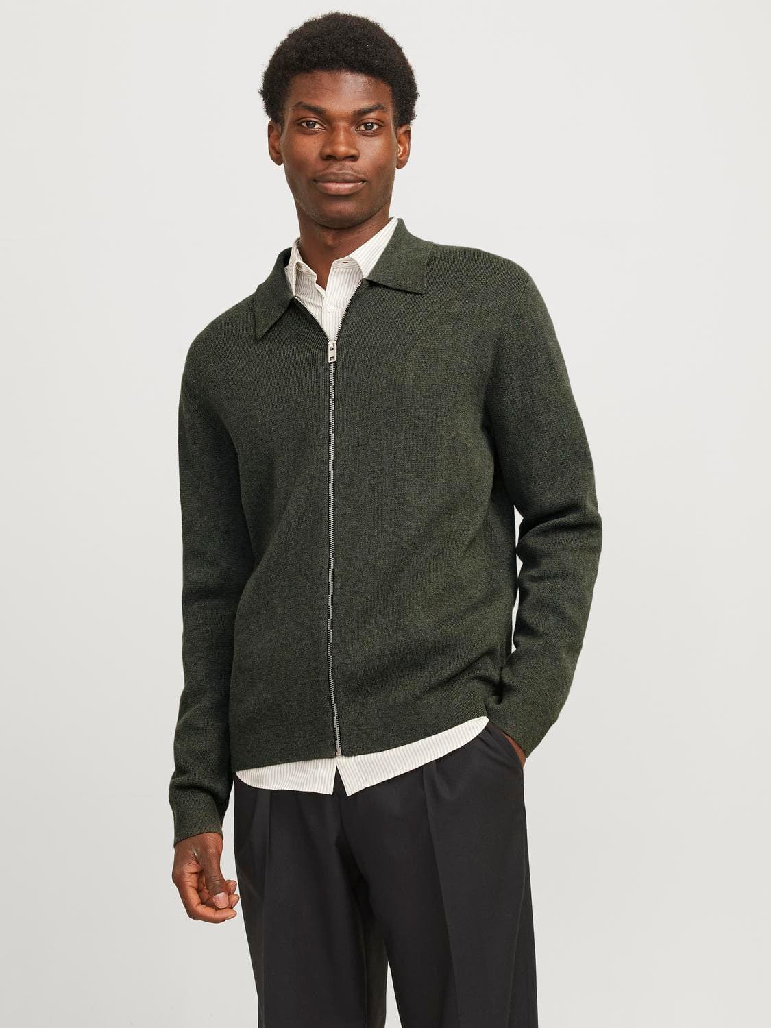 Jprblamilano Stitch Knit Cardigan - Jack & Jones