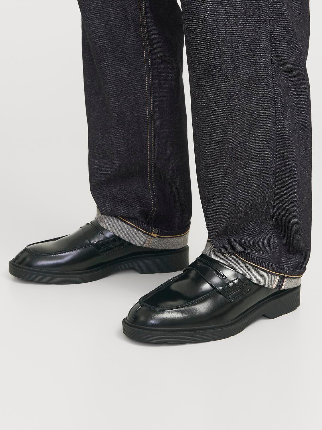 Jfwdax Leather Loafer Styd Noos - Jack & Jones