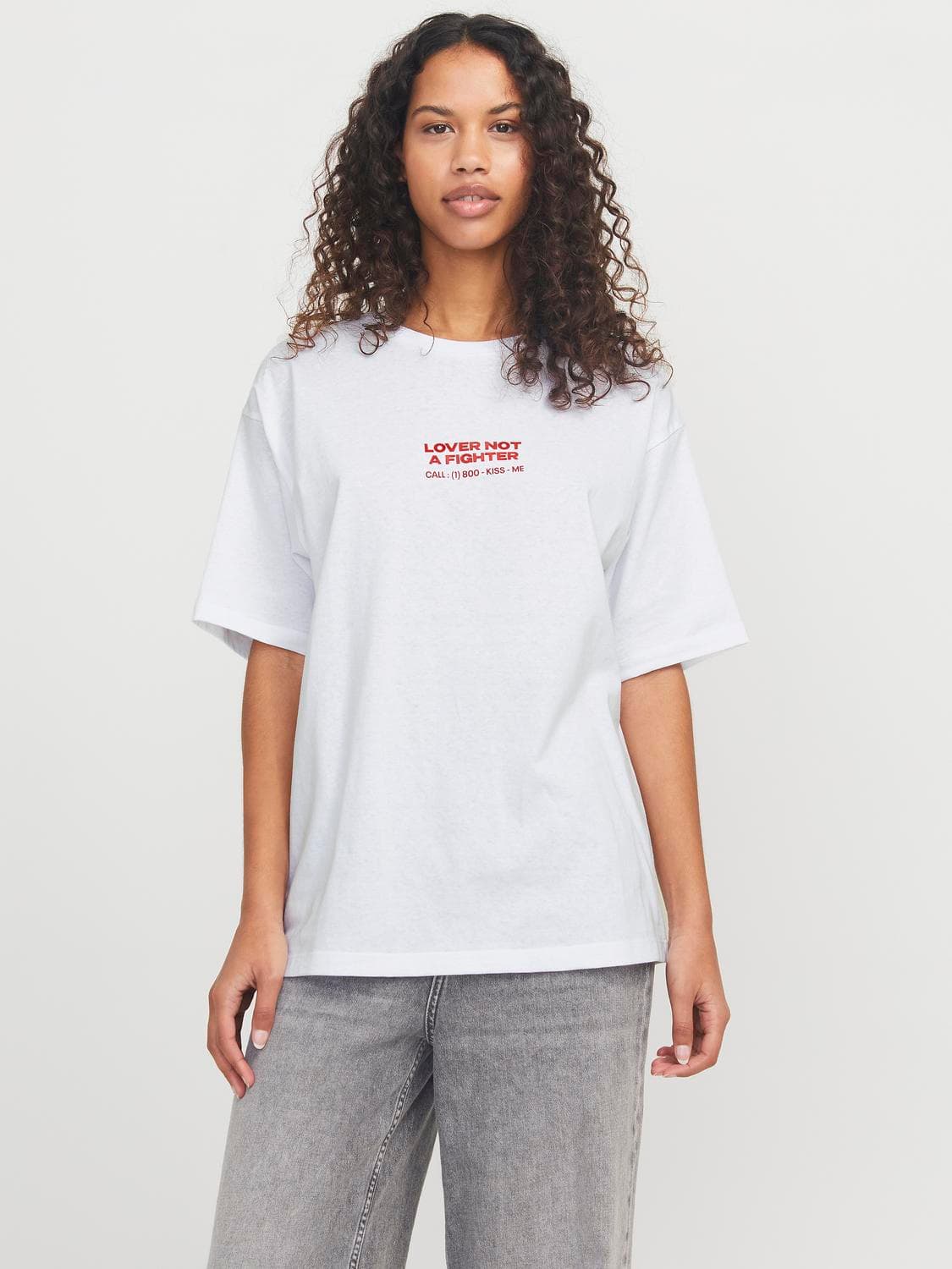 Jxvalentine Loose Ss Tee Jrs - Jack & Jones
