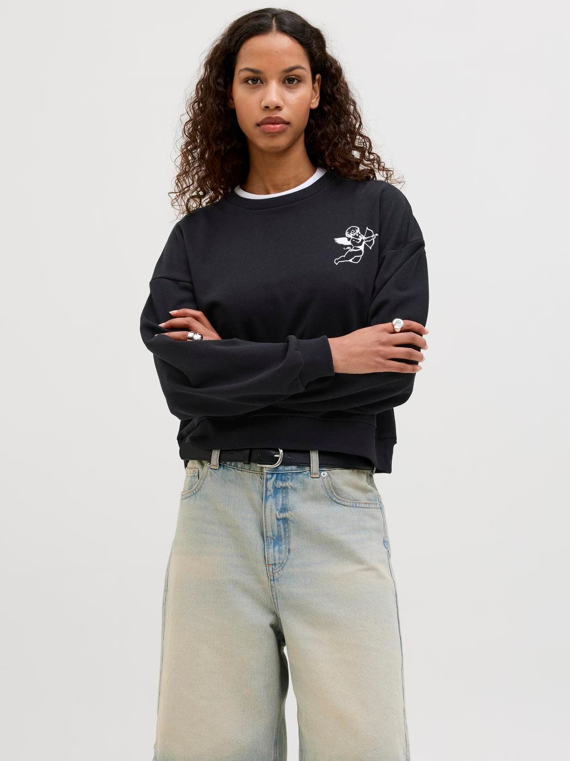 Jxvalentine Rlx Ls Crew Swt - Jack & Jones