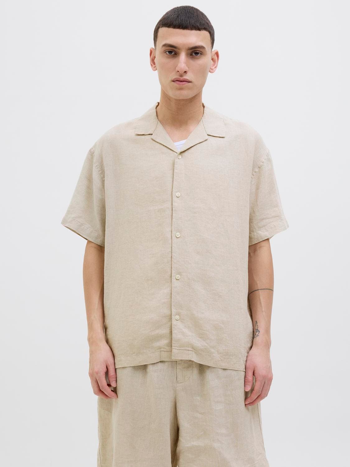 Jprcclawrence Linen Resort S/S Shirt Ln - Jack & Jones