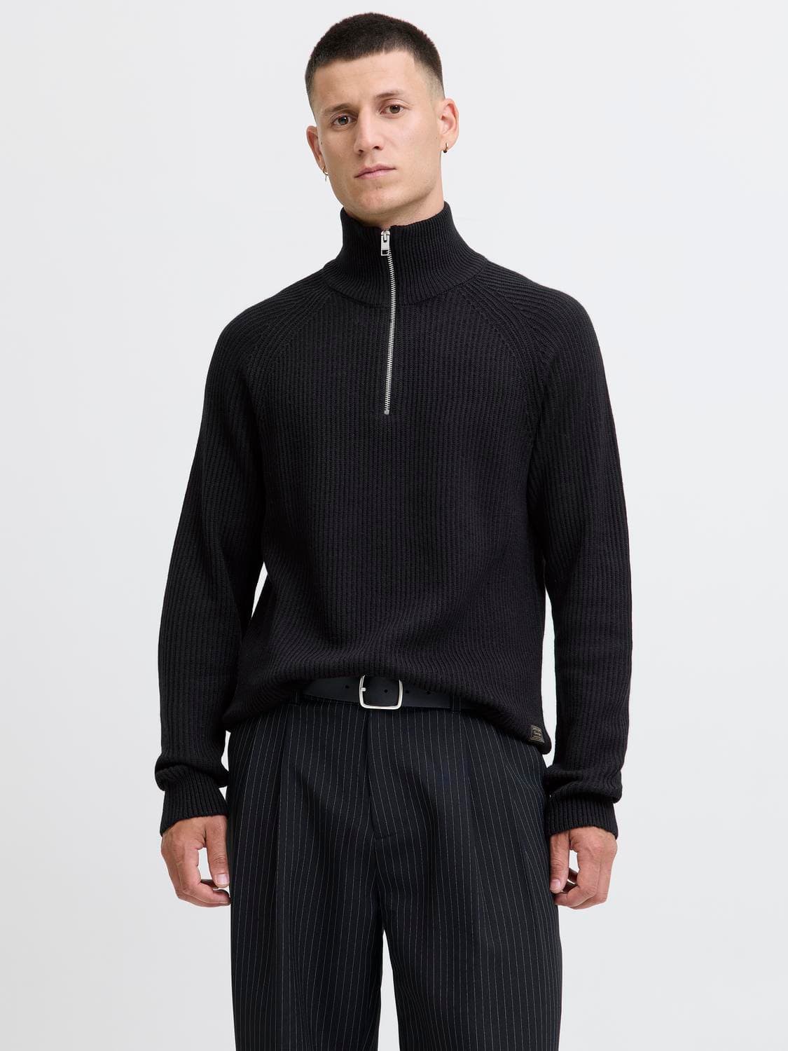 Jjpannel Knit Half Zip Aw25 - Jack & Jones