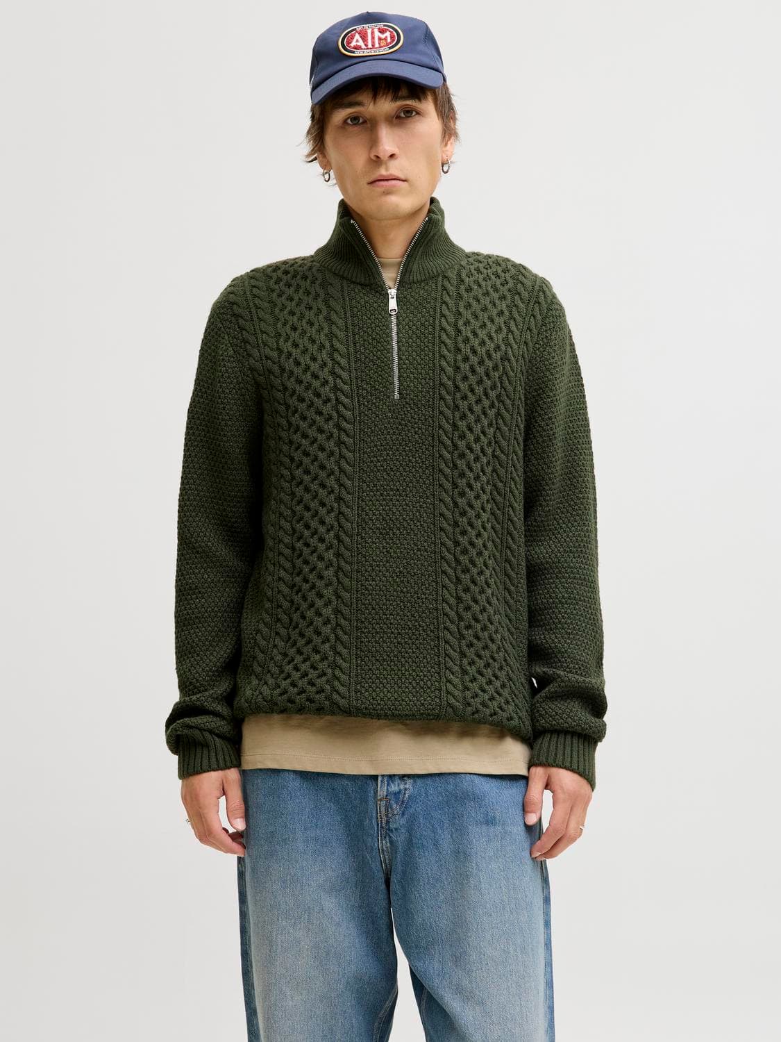 Jjpaul Knit Half Zip - Jack & Jones