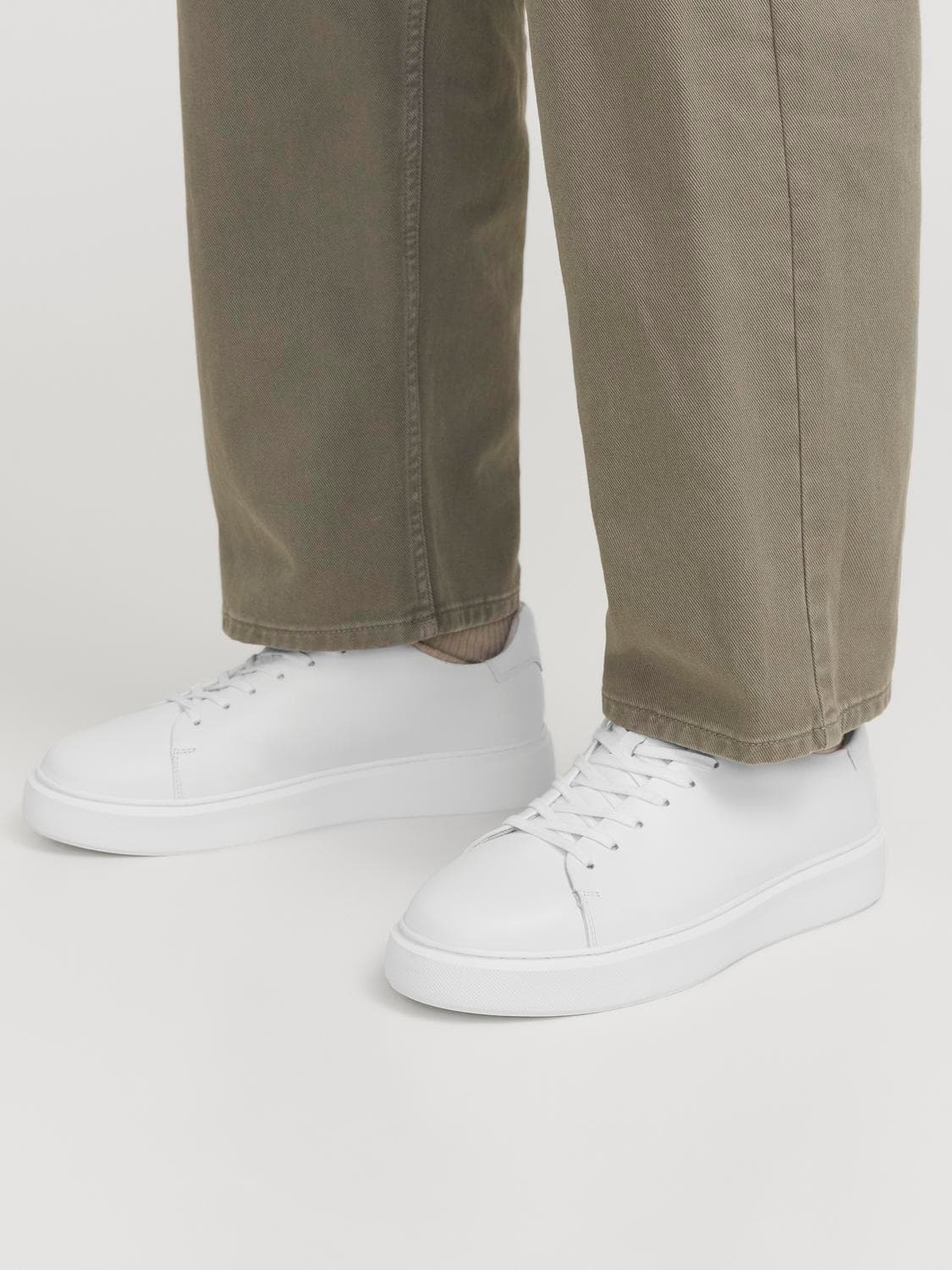 Jfwstockholm Leather Sneaker Noos - Jack & Jones