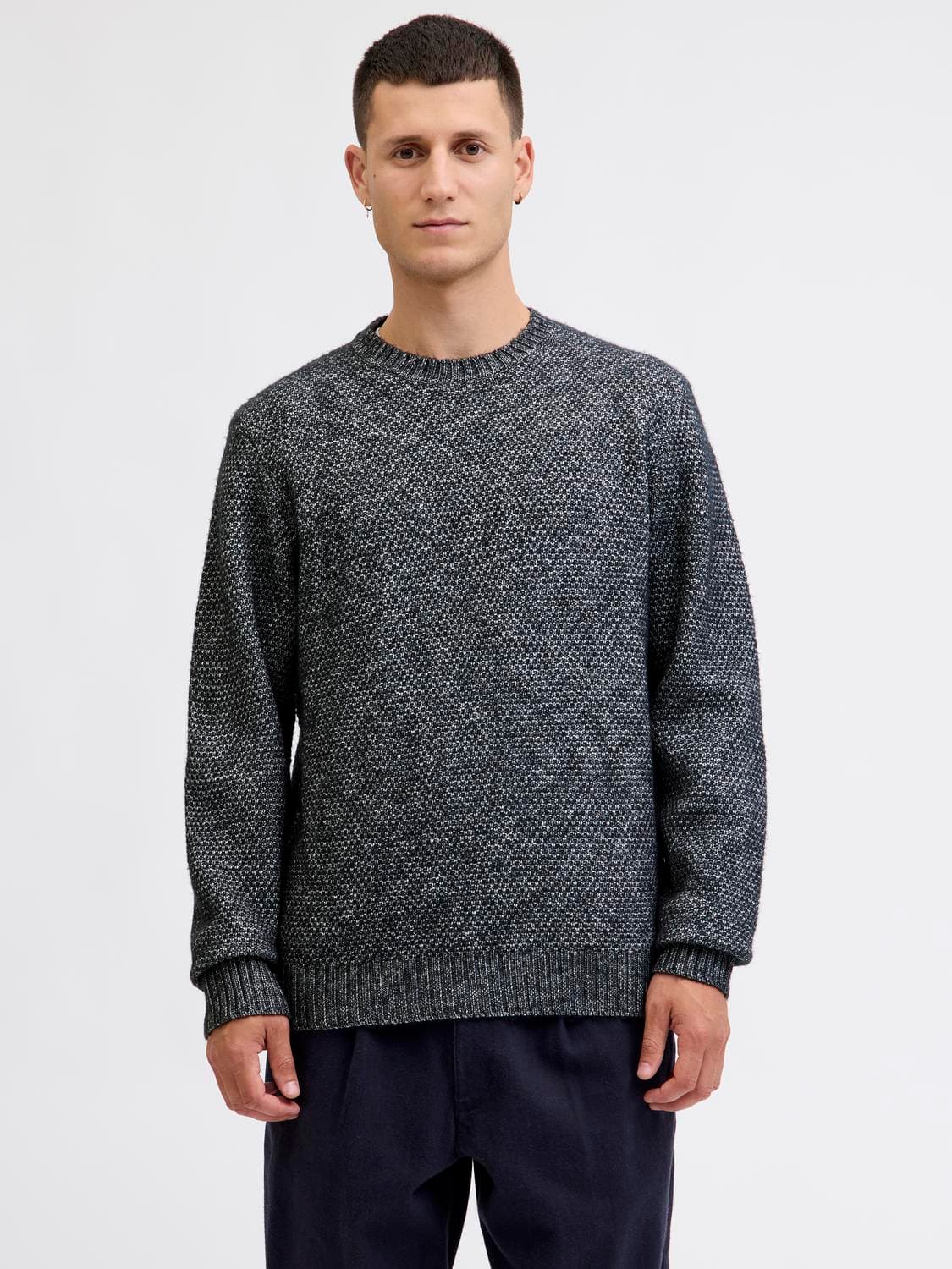 Jprblawilson Knit Crew Neck Styd Aw25 - Jack & Jones