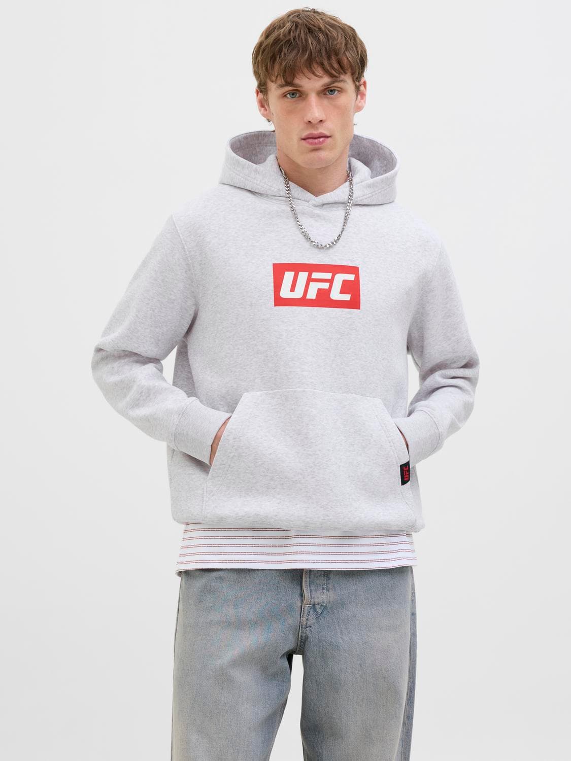 Jcoufc Sweat Hood Styd Ss25 - Jack & Jones