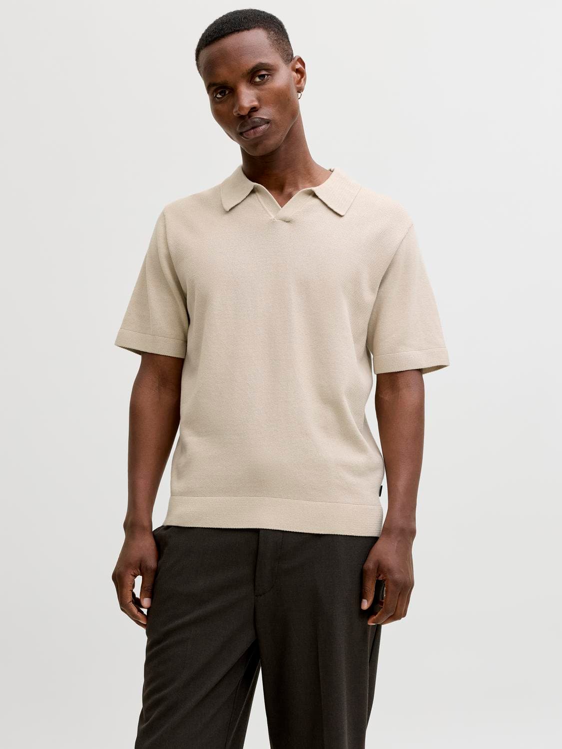 Jprblamilano Spring Split Neck Ss Sn - Jack & Jones
