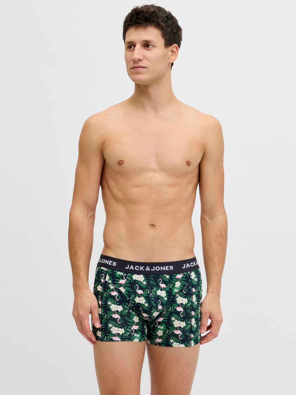Jacflamingo Flower Trunks 3 Pack Sn - Jack & Jones