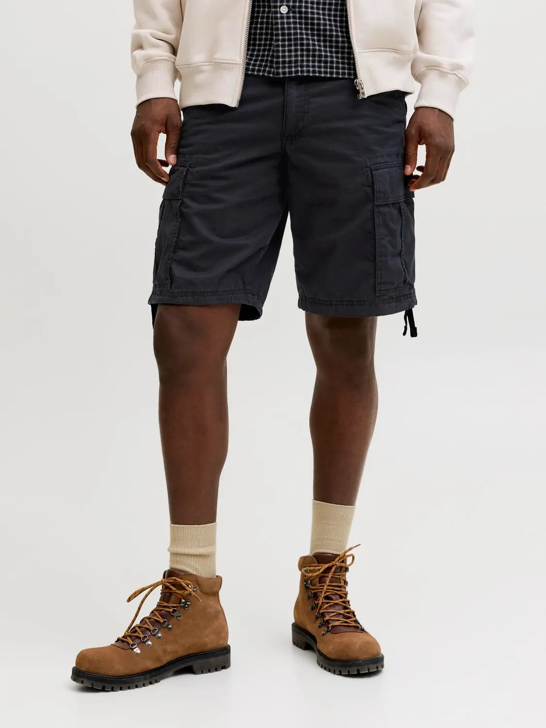 Jpstcole Frank Cargo Shorts Mid Sn - Jack & Jones