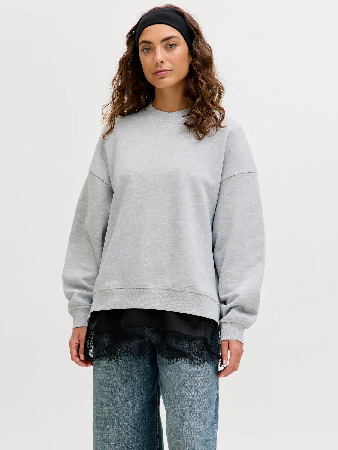 Jxcora Oversize Ls Crew Swt - Jack & Jones