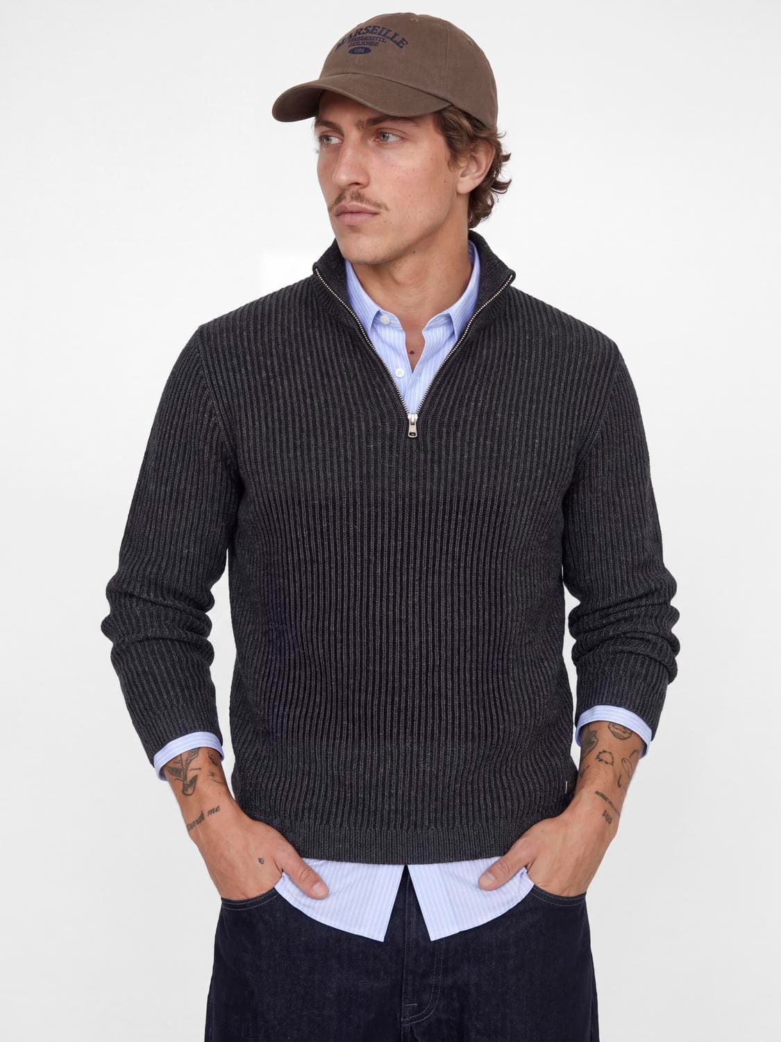 Jjedover Knit Half Zip - Jack & Jones