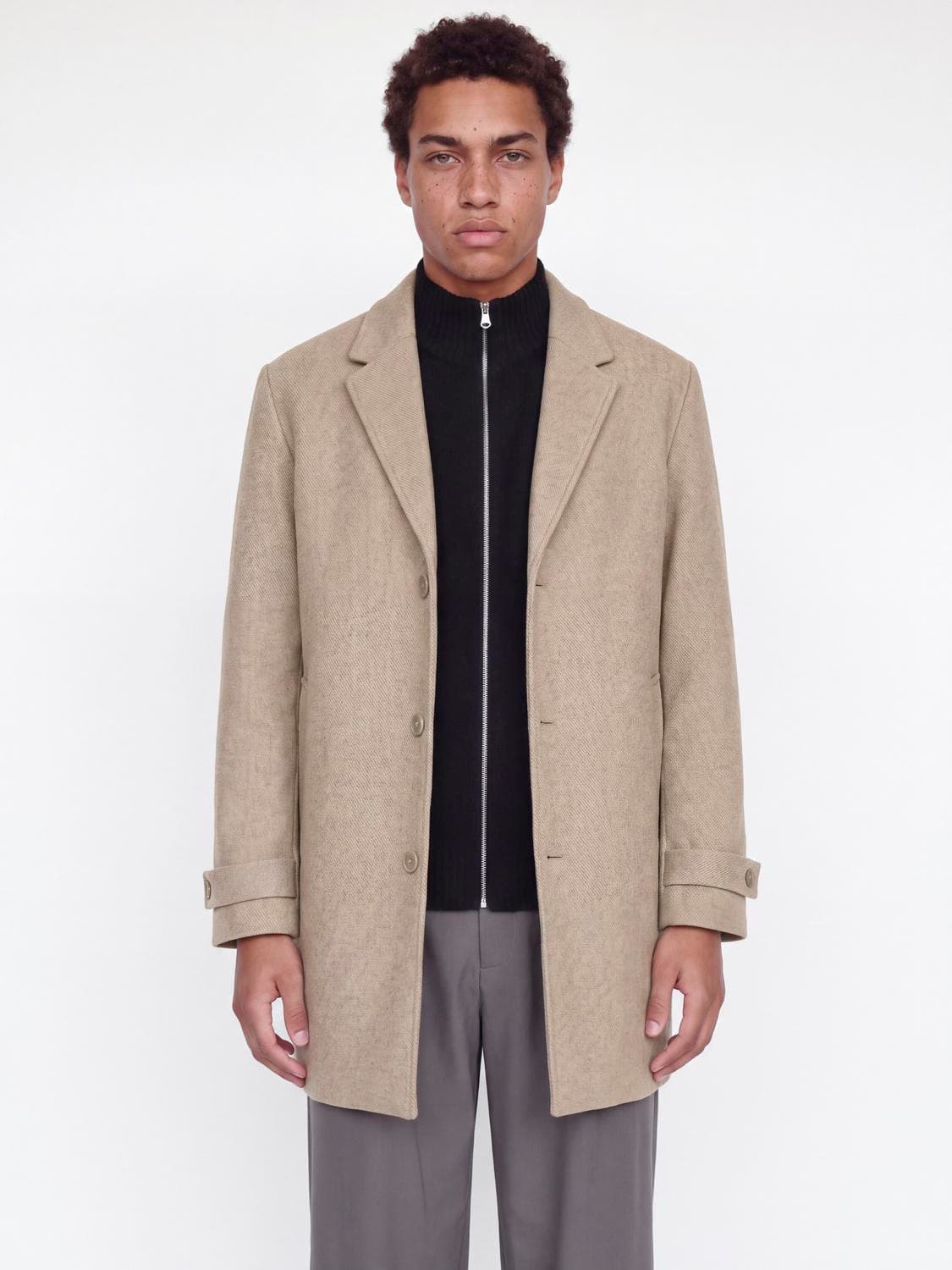 Jprblawalter Wool Blend Coat Sn - Jack & Jones
