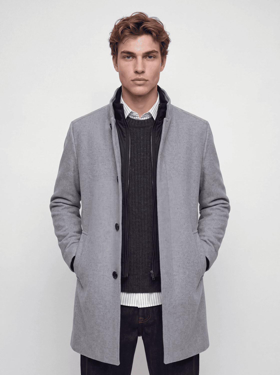 Jjemelton Wool Blend Coat Aw26 Sn - Jack & Jones