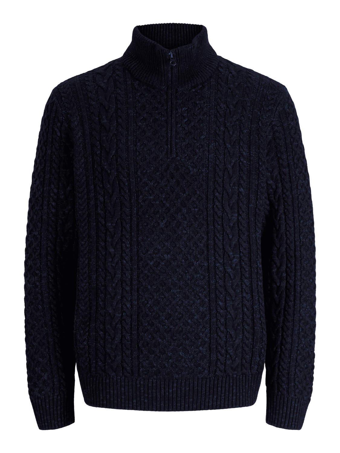 Jprblucallum Cable Knit Half Zip - Jack & Jones