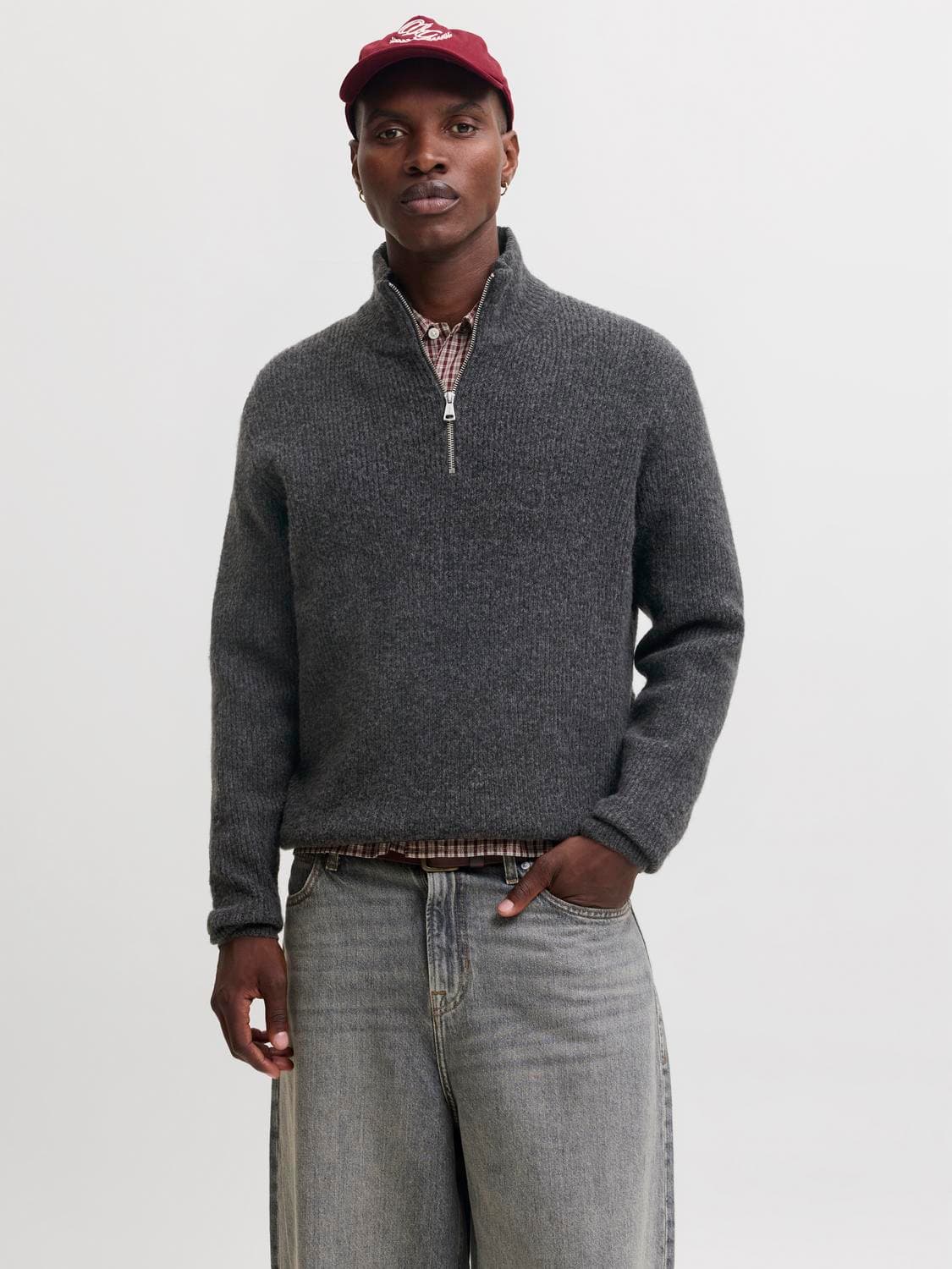 Jorfrederiksberg Ollie Knit Half Zip - Jack & Jones