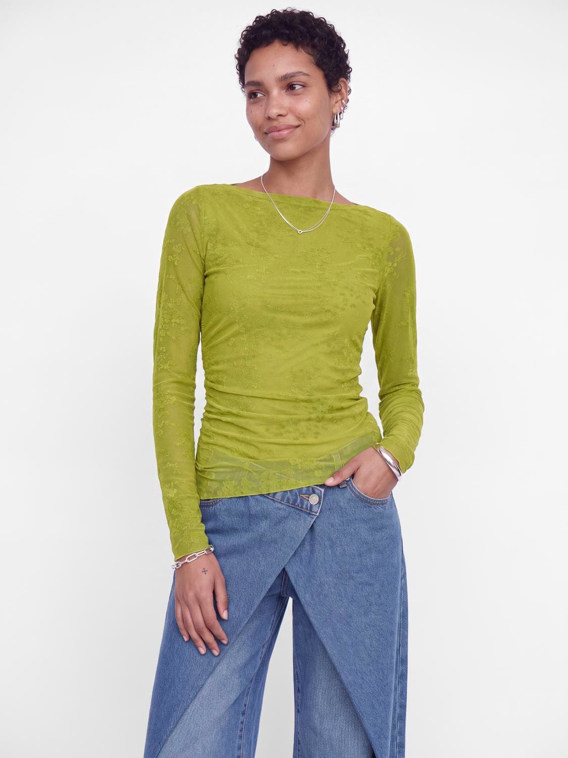 Jxjana Flock Assy Ls Top Wvn - Jack & Jones