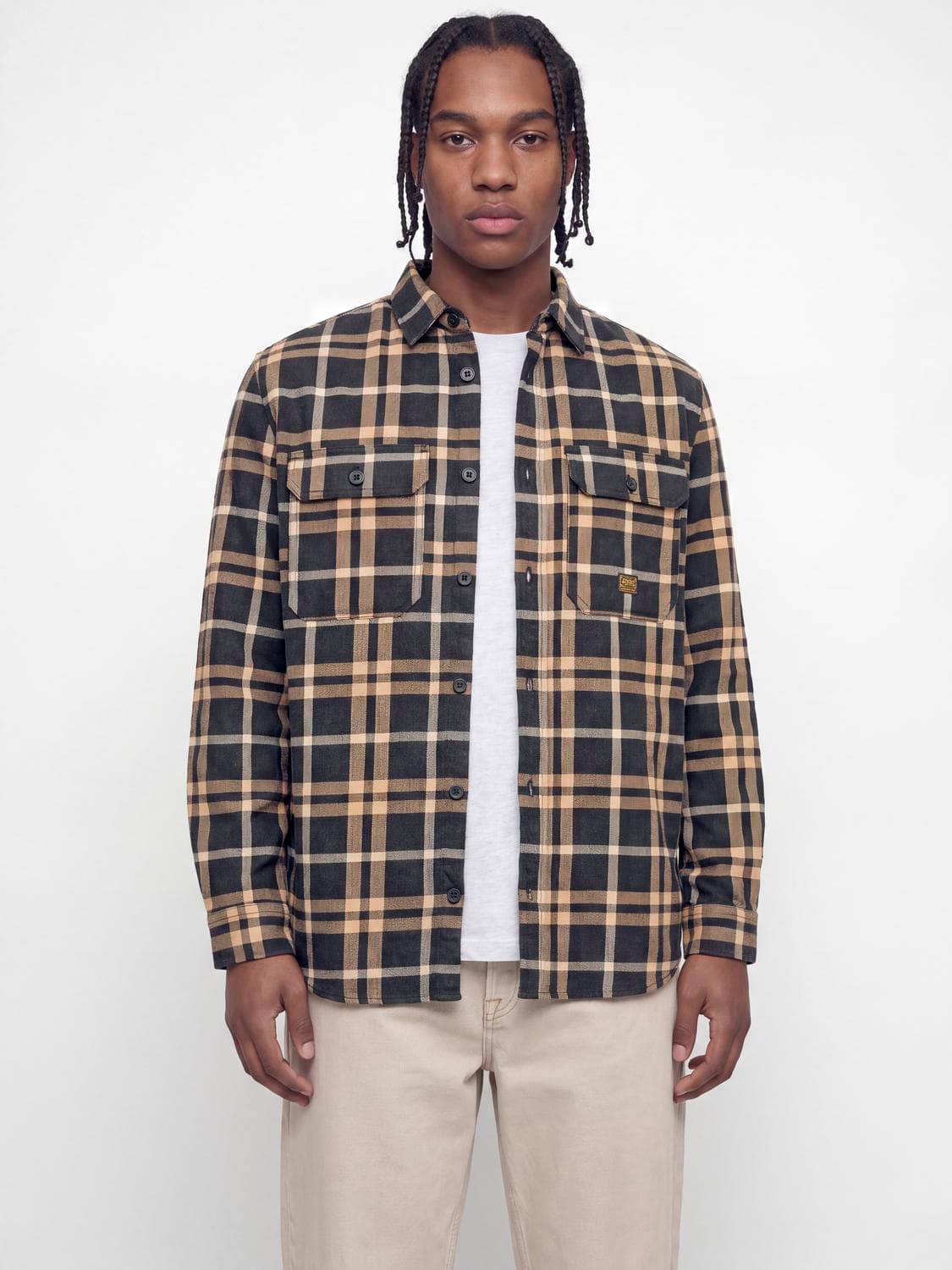 Jprbluivy Check L/S Overshirt Sn - Jack & Jones