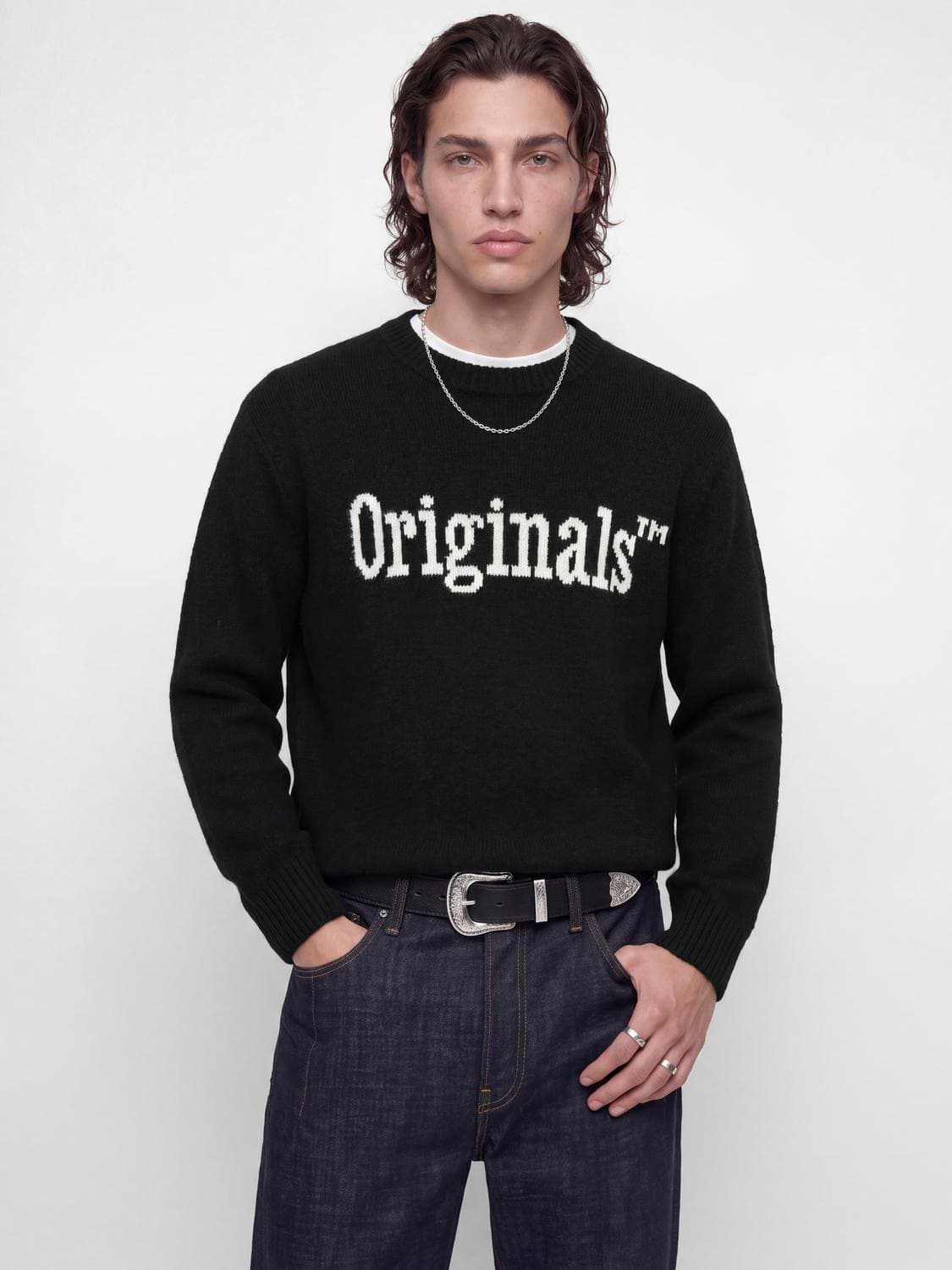 Jormontreal Knit Ollie Cn Jaquard Ln - Jack & Jones