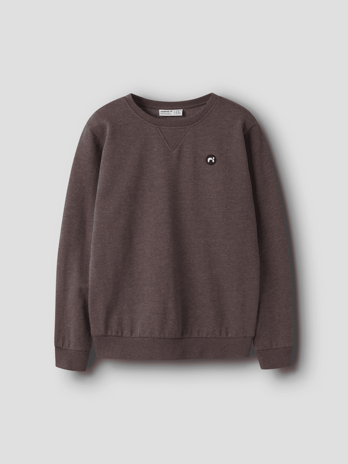 NKMVIMO LS SWEAT BRU NOOS