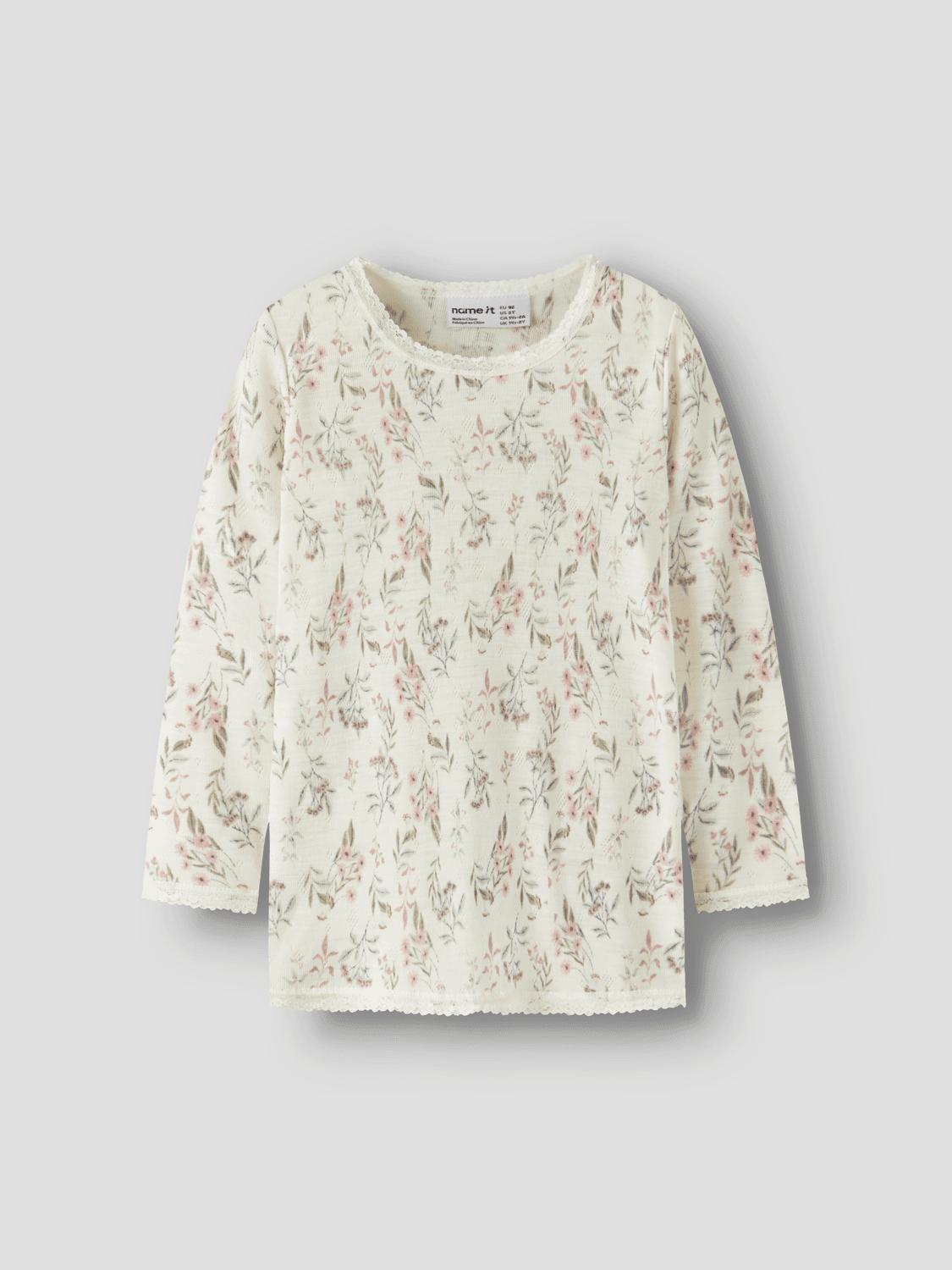 Nmfwang Wool Needle Ls Top Noos - name it