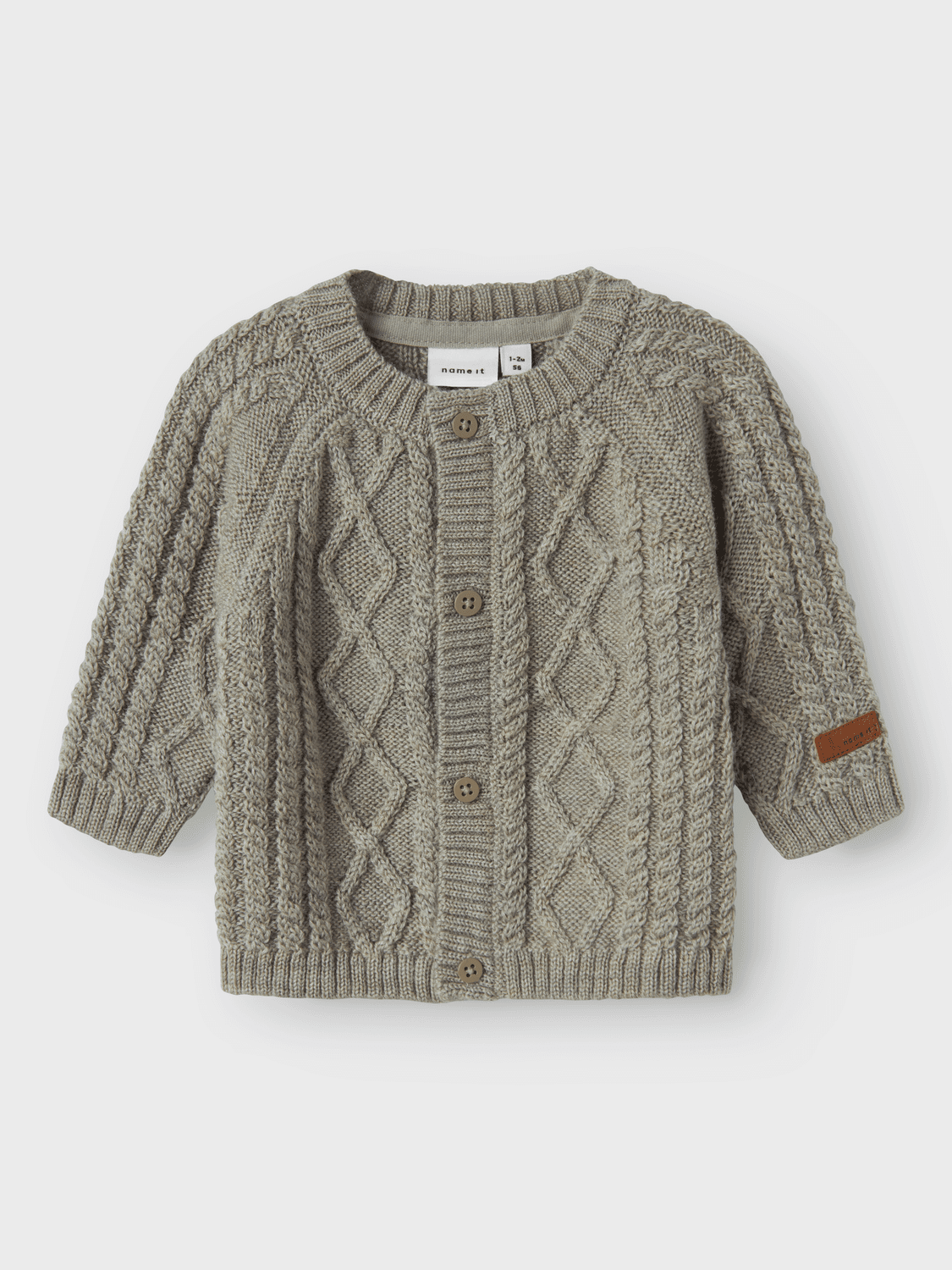 Nbmwrilla Wool Ls Knit Card - name it