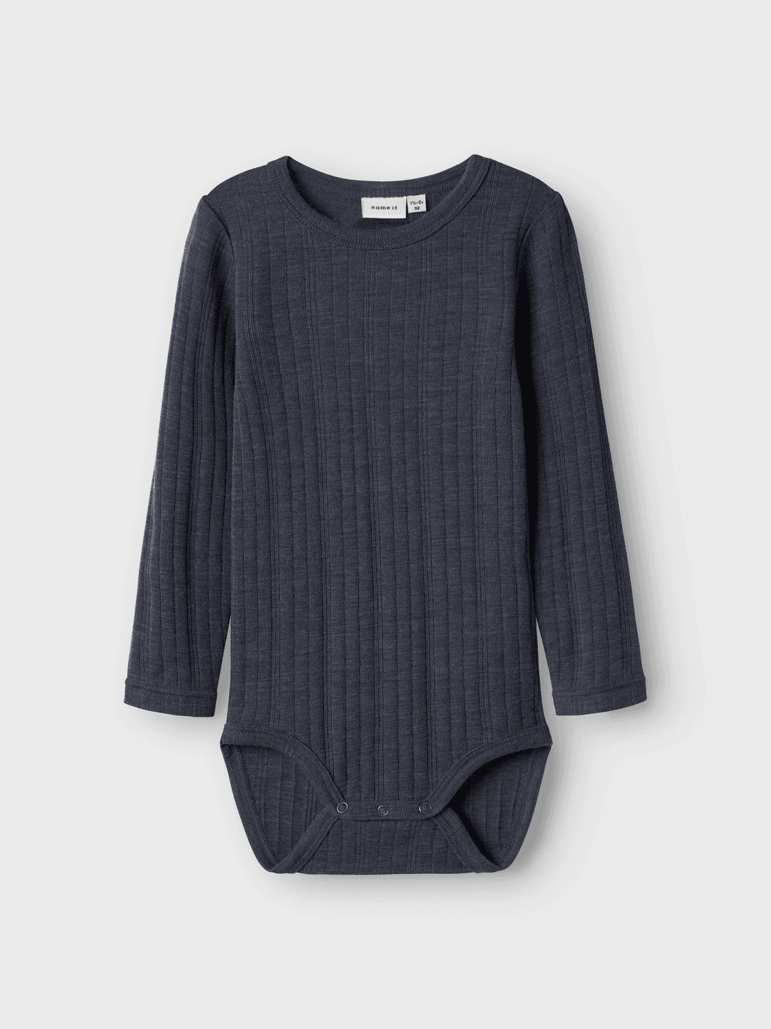 Nmmwang Wool Needle Ls Body Solid - name it