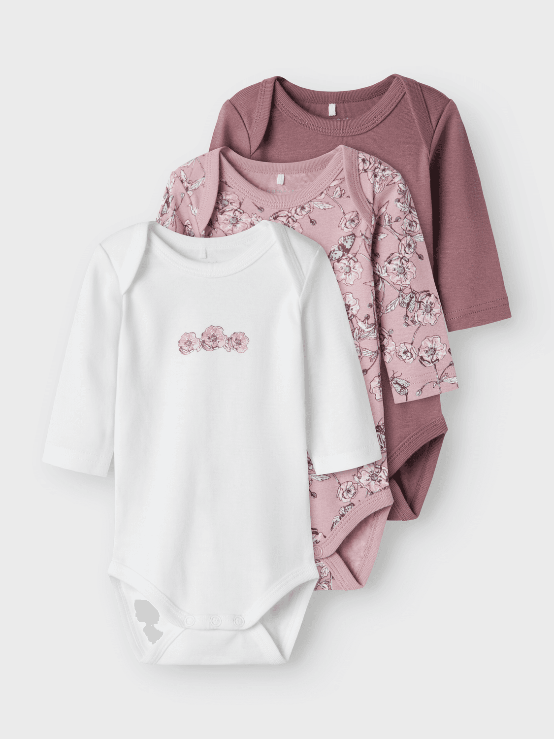 Nbfbody 3p Ls Grape Flower Noos - name it