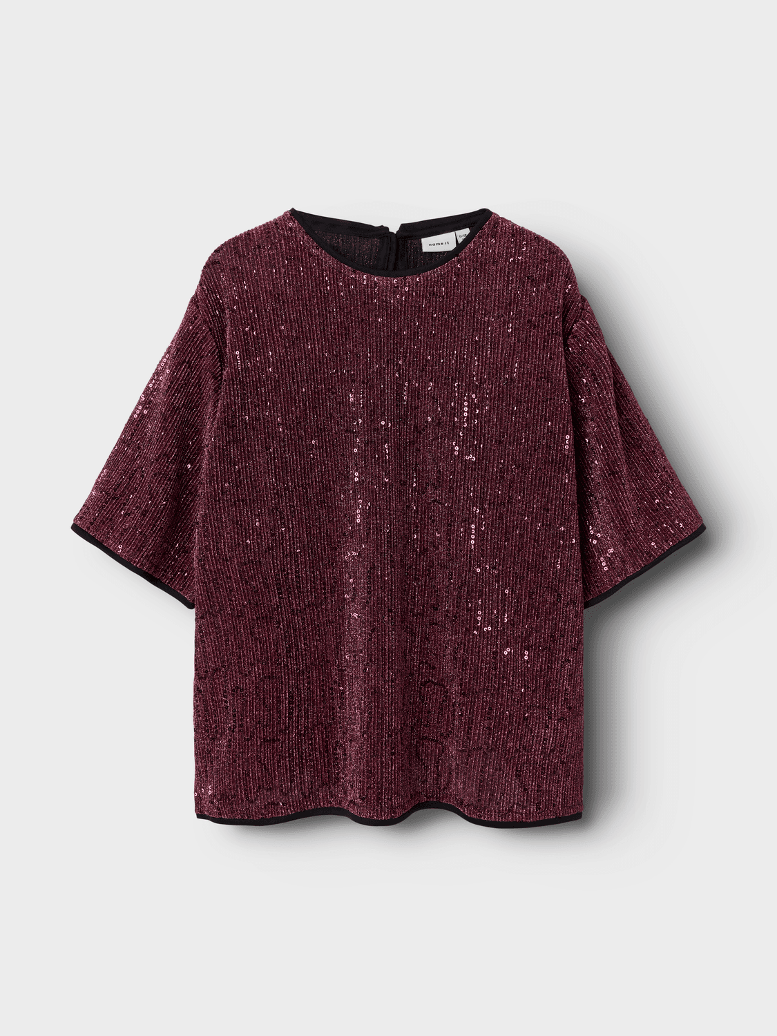 Nkfrunic Sequin Ss Top - name it