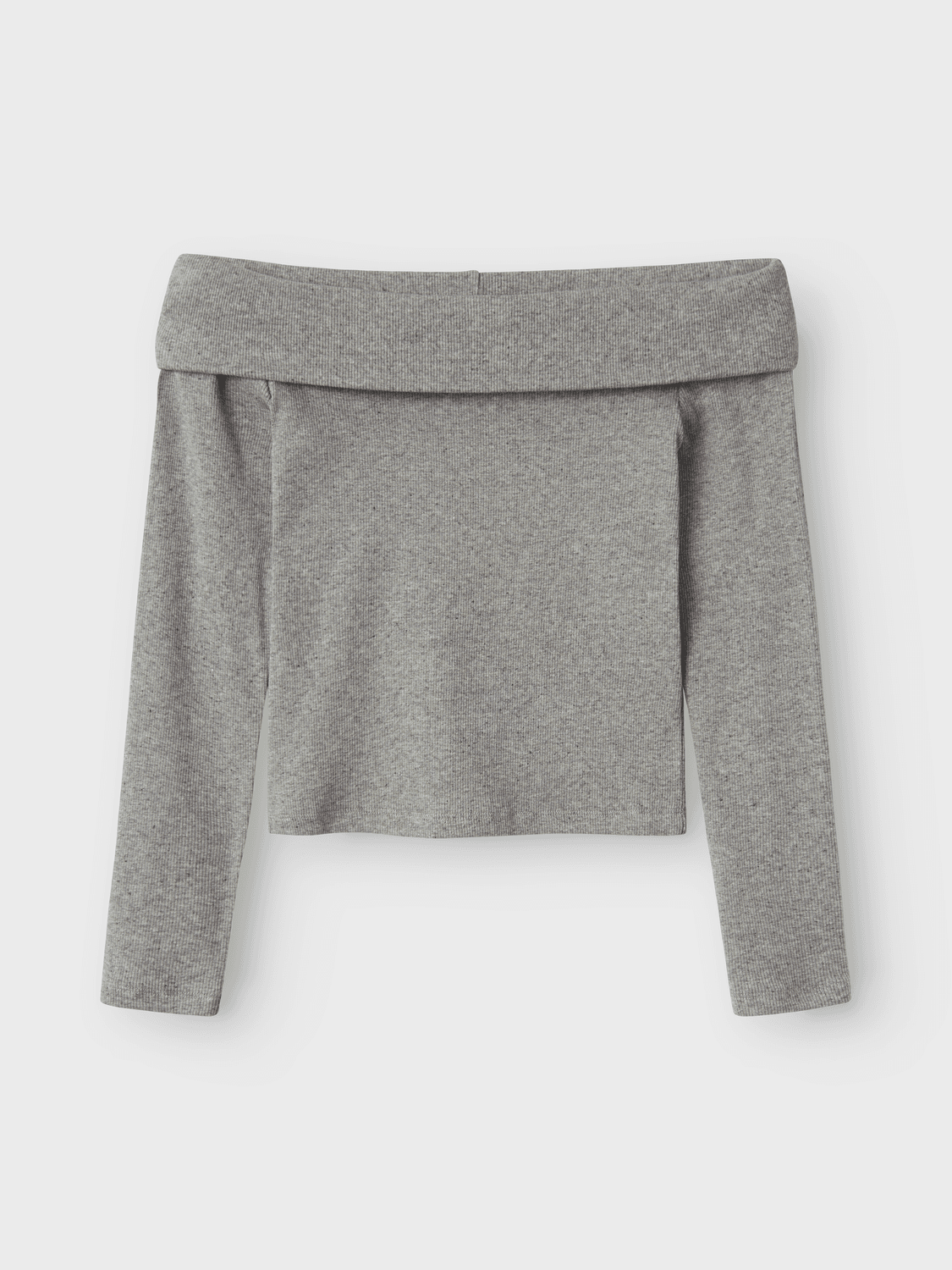 Nlfkula Ls Off Shoulder Rib Top - name it