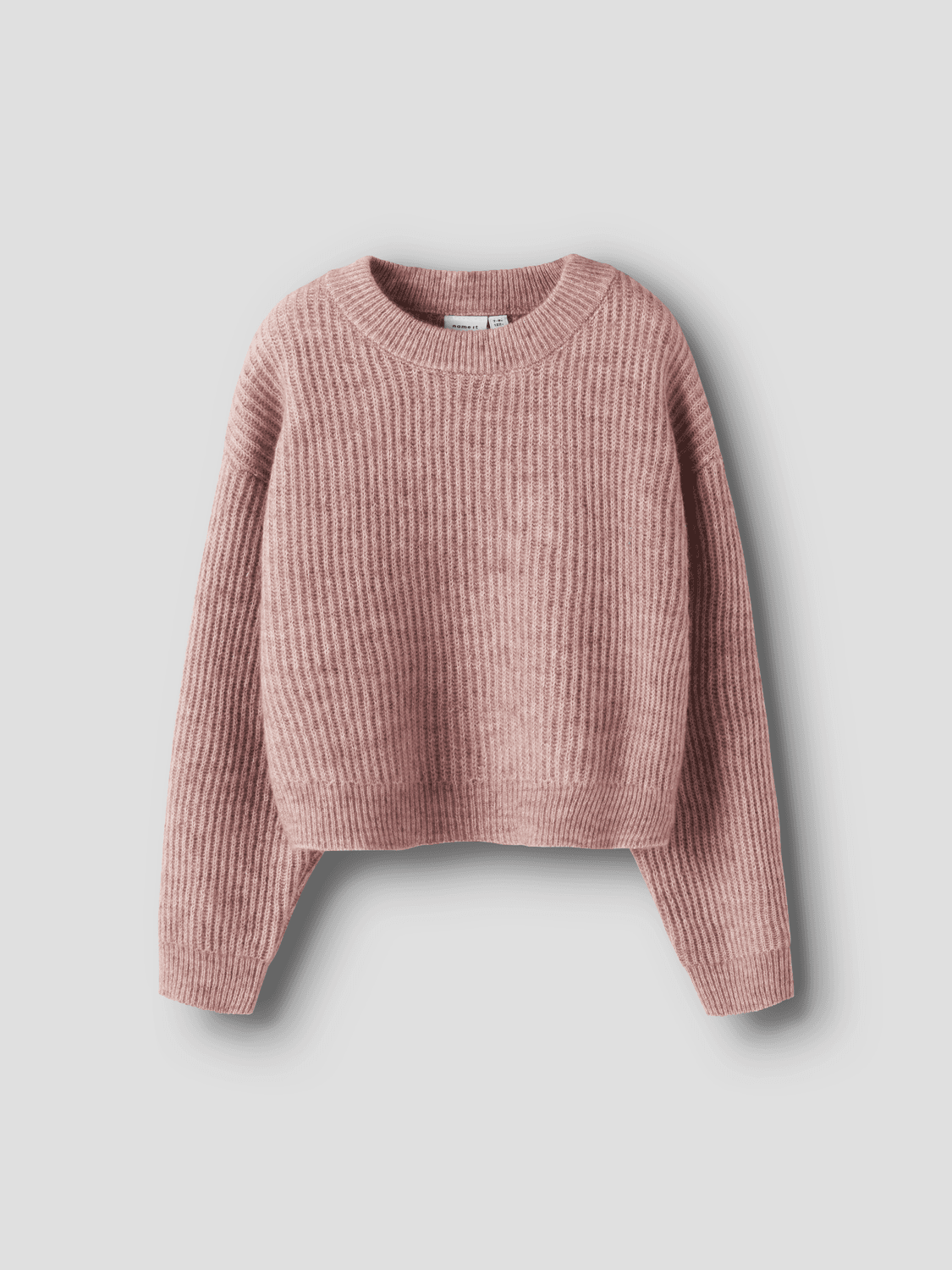 Nkfholly Ls Boxy Short Knit Noos