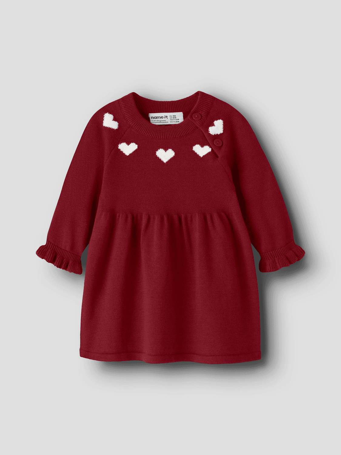 Nbfrisse Ls Knit Dress - name it