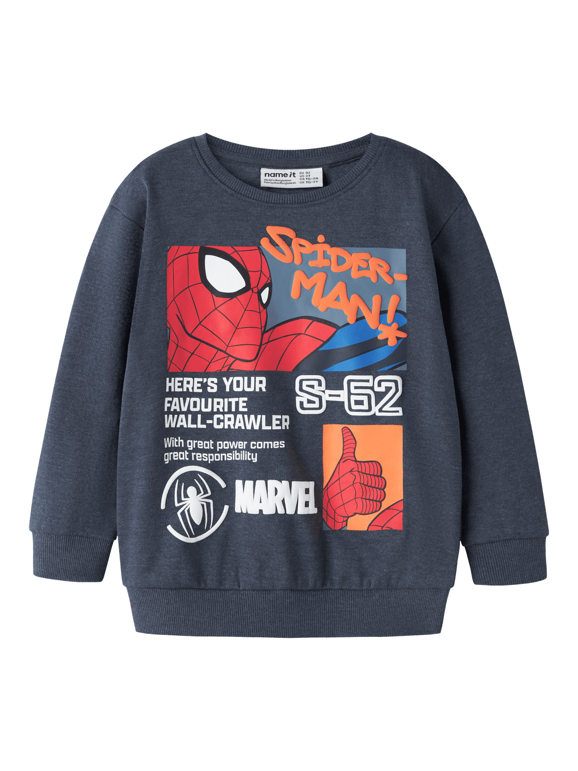 Nmmactor Spider Nreg Sweat Bru Mar
